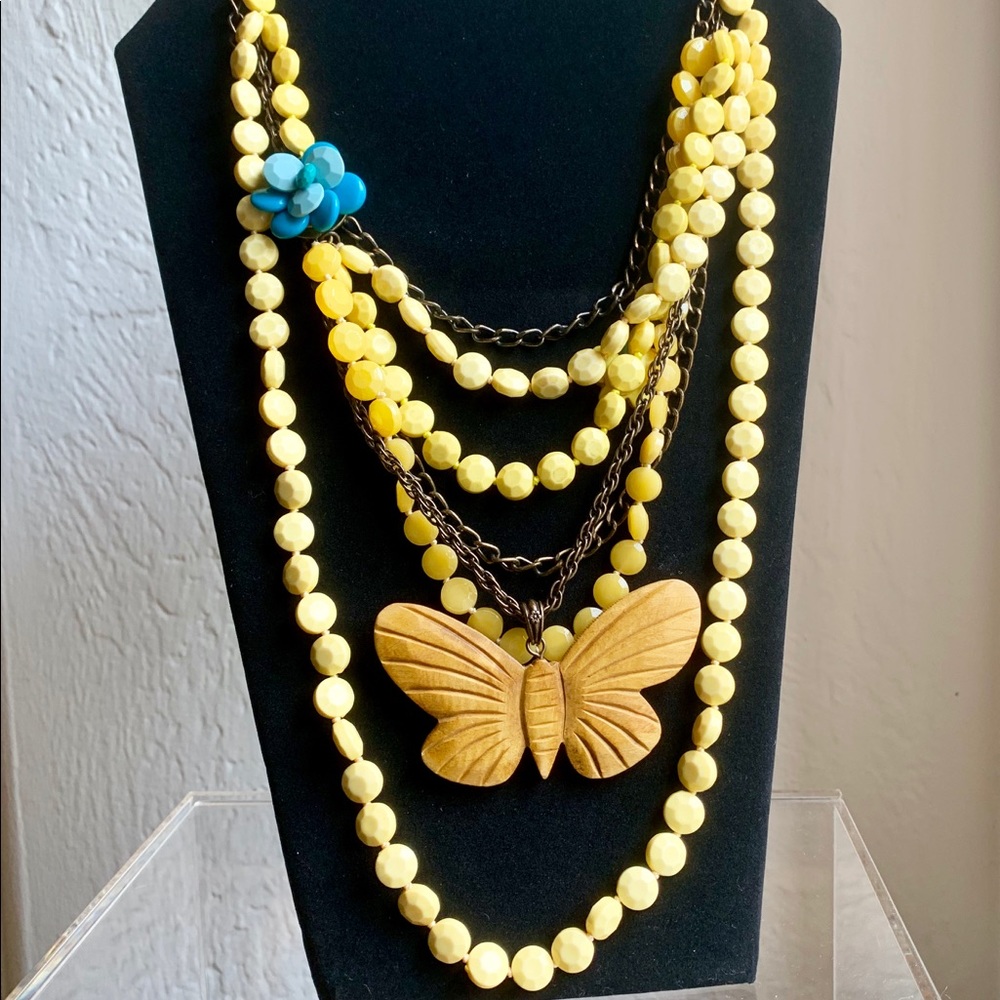 Lucky Brand Yellow Necklace